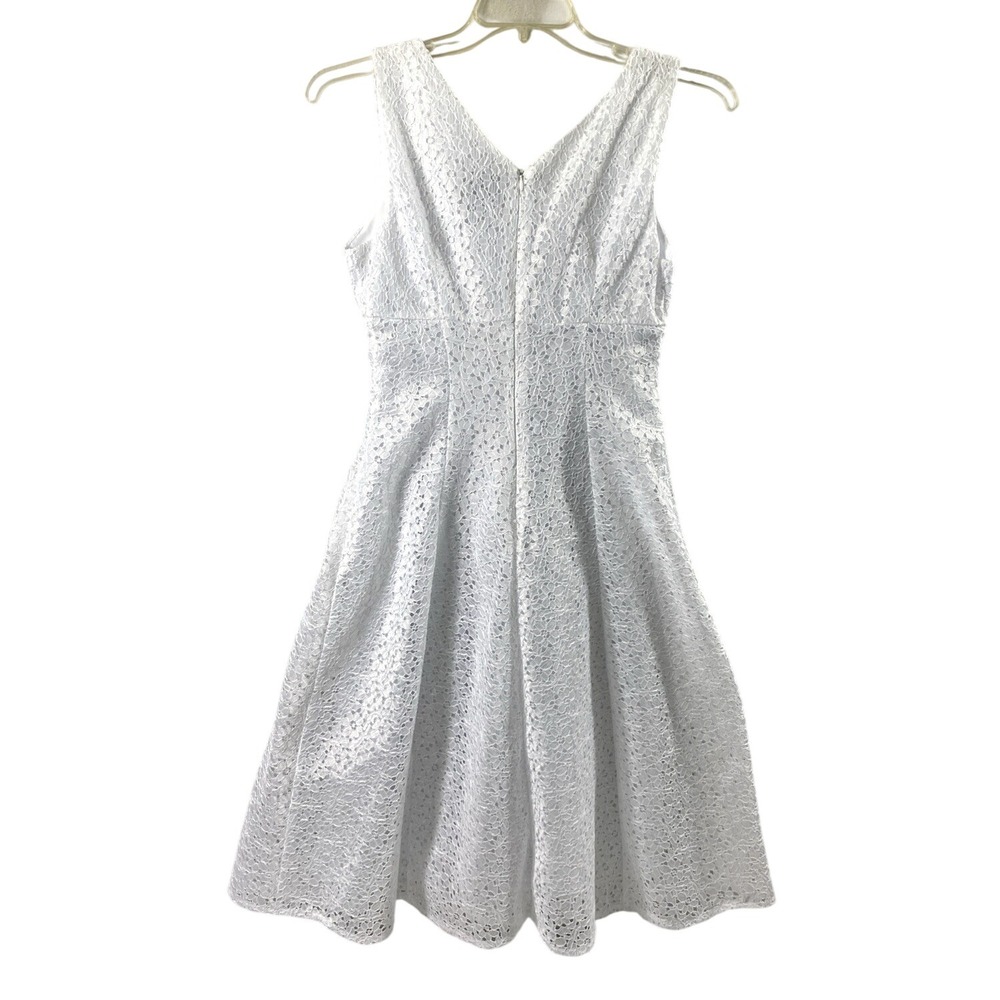 Rabbit Design Babydoll Dress Womens Size 8 White Lace Fairycore Dainty‎ Event - Picture 3 of 10